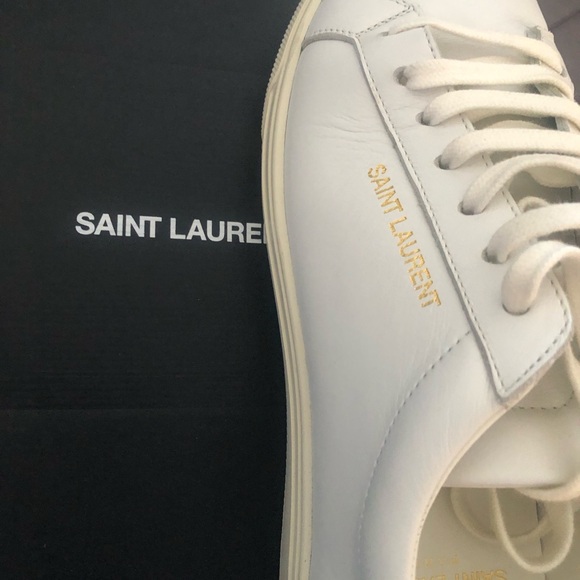 Saint Laurent Shoes - Saint Laurent Women’s White Sneakers